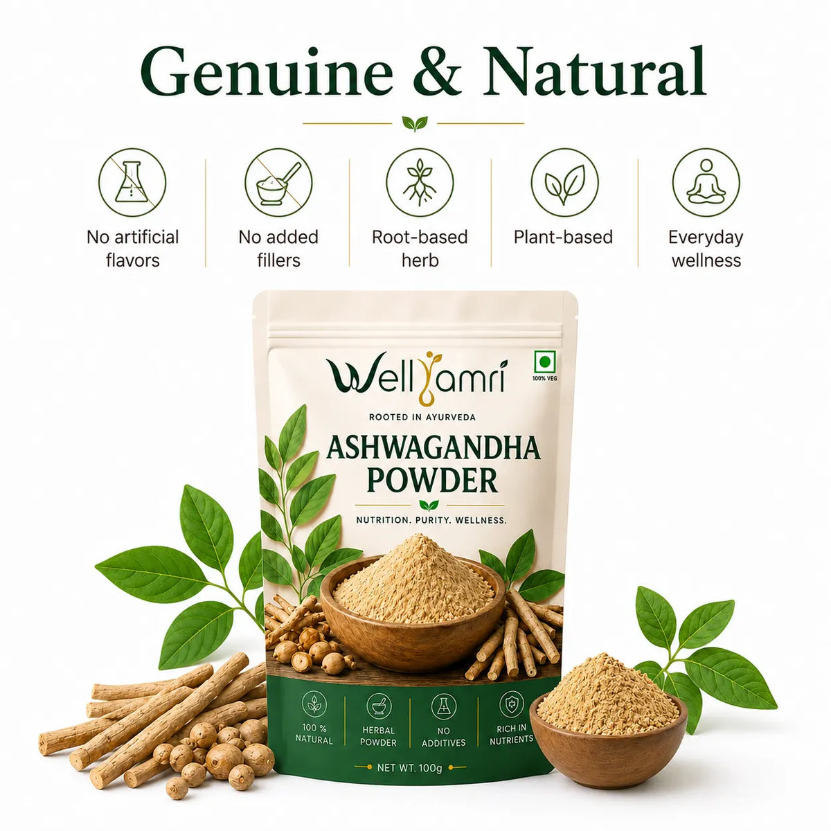 Wellyamri Ashwagandha Powder