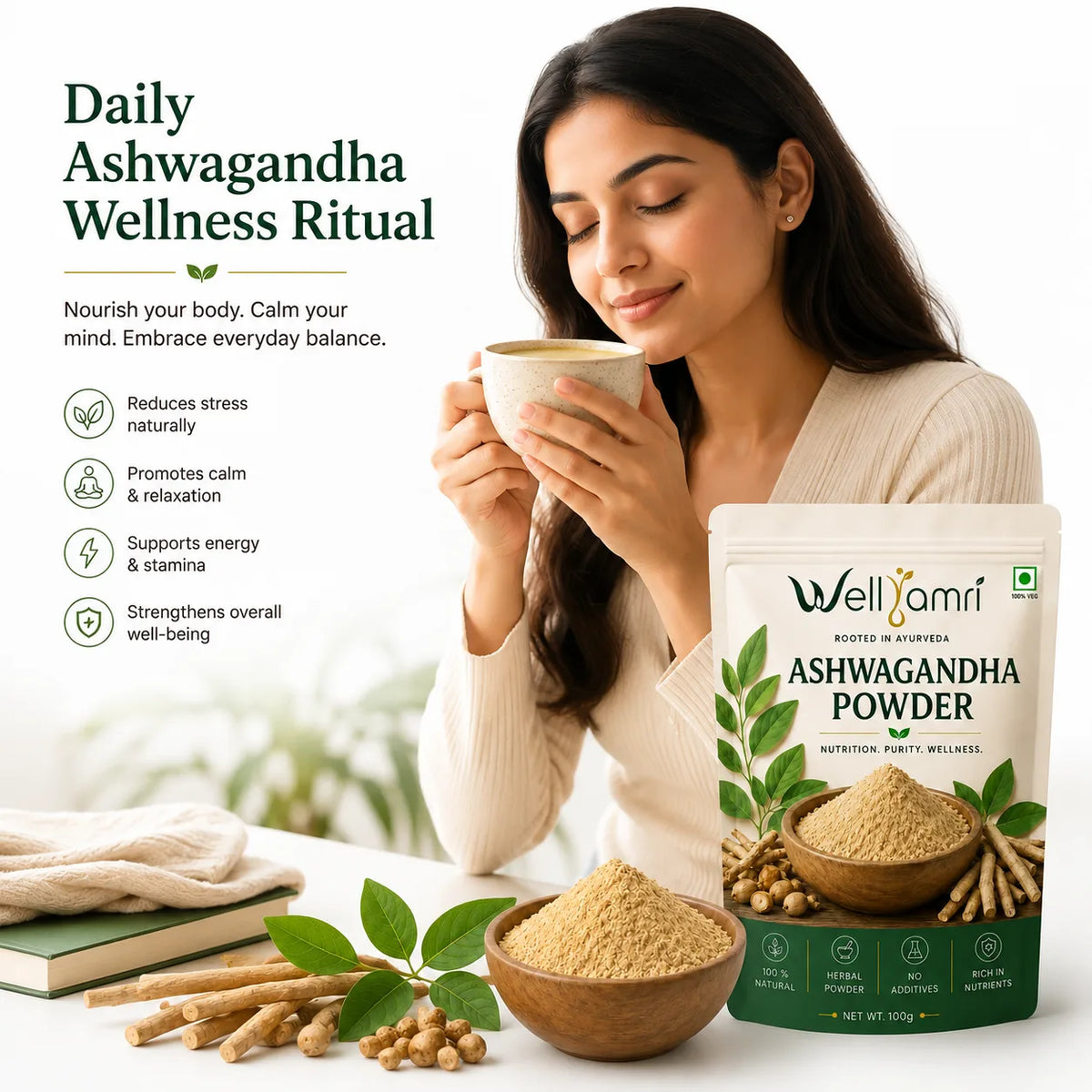 Wellyamri Ashwagandha Powder