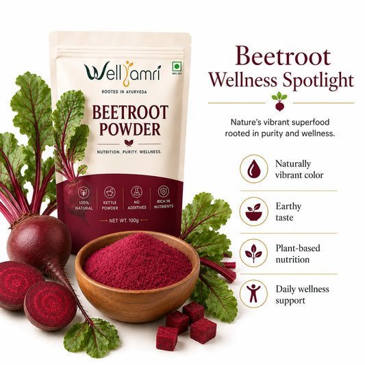 WellYamri Moringa and Beetroot Powder Combo