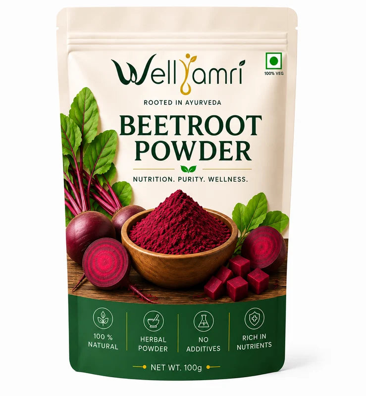 Wellyamri Beetroot Powder 100g – Natural Beetroot Powder