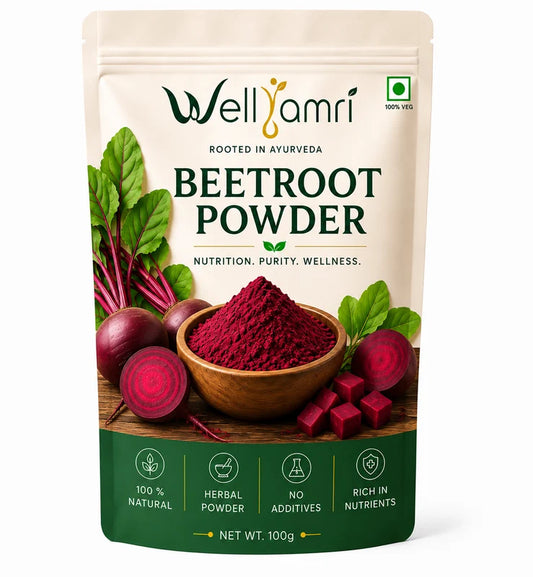 Wellyamri Beetroot Powder 100g – Natural Beetroot Powder
